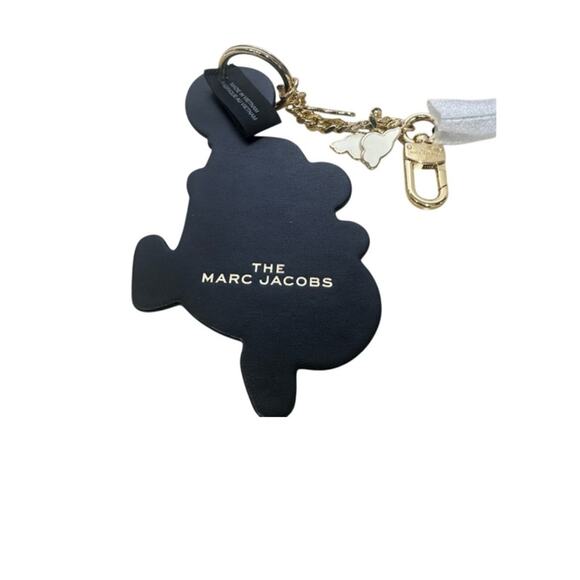 Marc Jacobs Black and Gold Bag charm /Key Holder - Picture 3 of 8